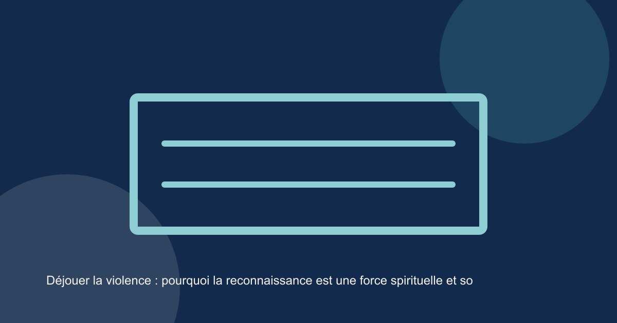 Deux lignes qui se croisent sans se fondre, pour évoquer la rencontre possible après le conflit.