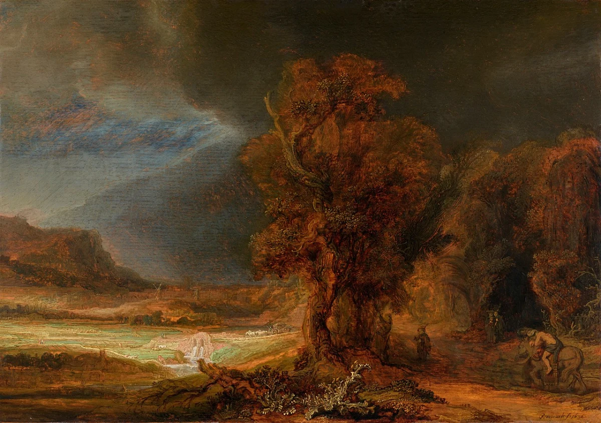 Le bon Samaritain, peinture de Rembrandt