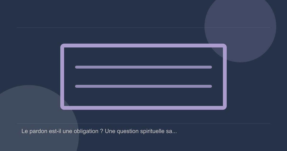 Deux surfaces qui se touchent sans se fondre, pour évoquer le pardon comme rencontre possible mais non imposée.
